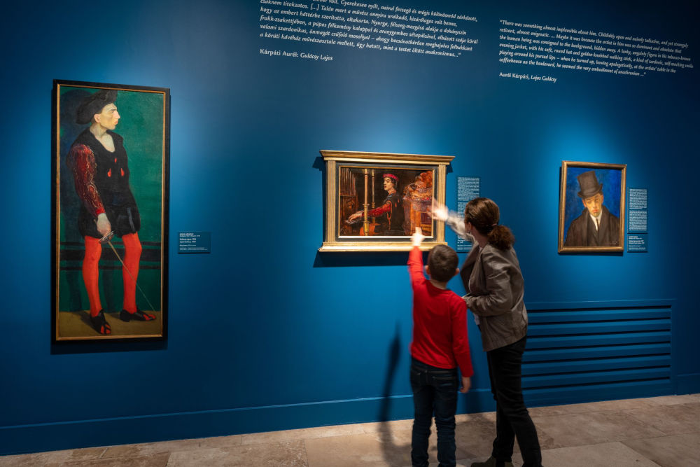 Enteriőr a Gulácsy-kiállításon  Kép forrása: MNG / Palkó György